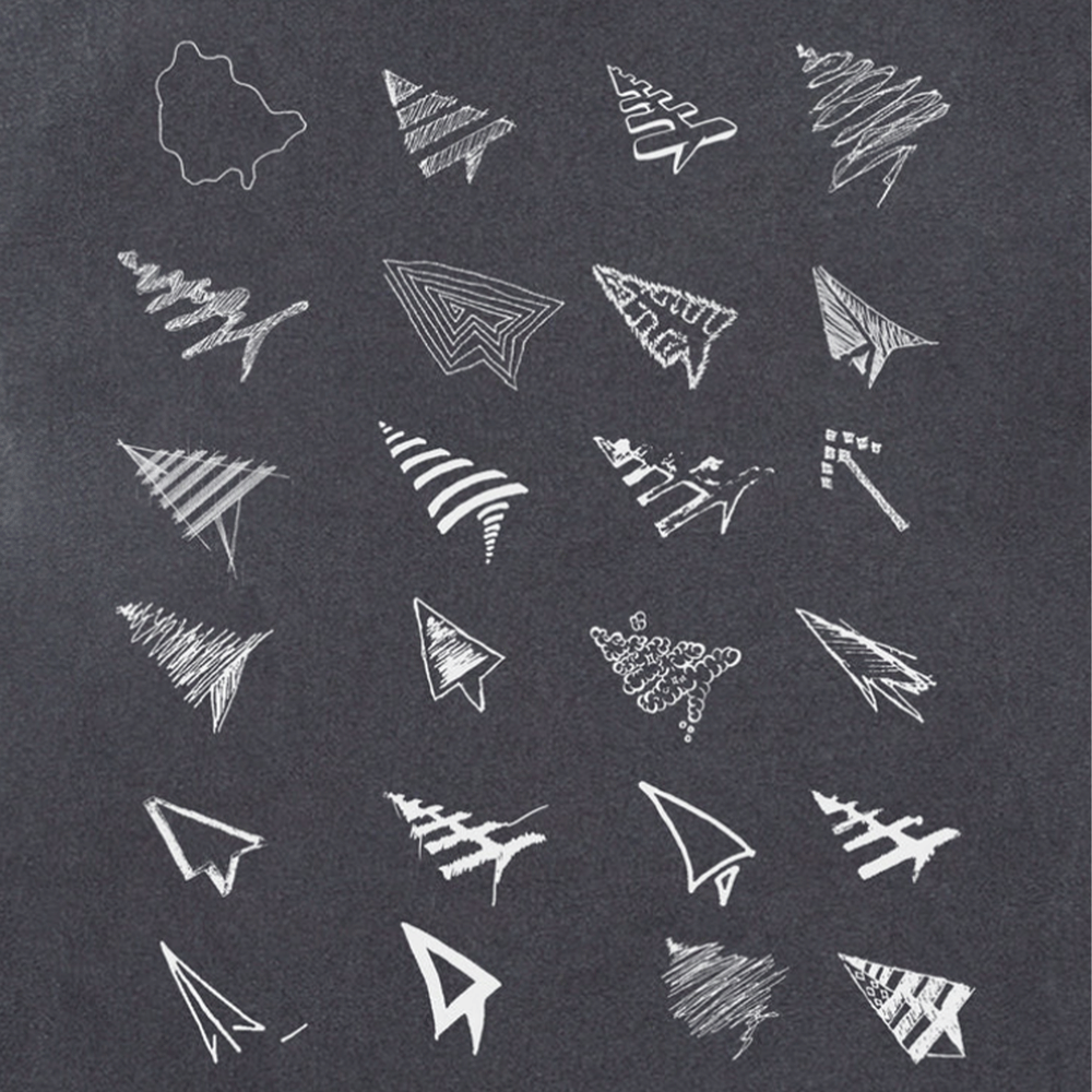 Paper Planes Process Sketched Tee