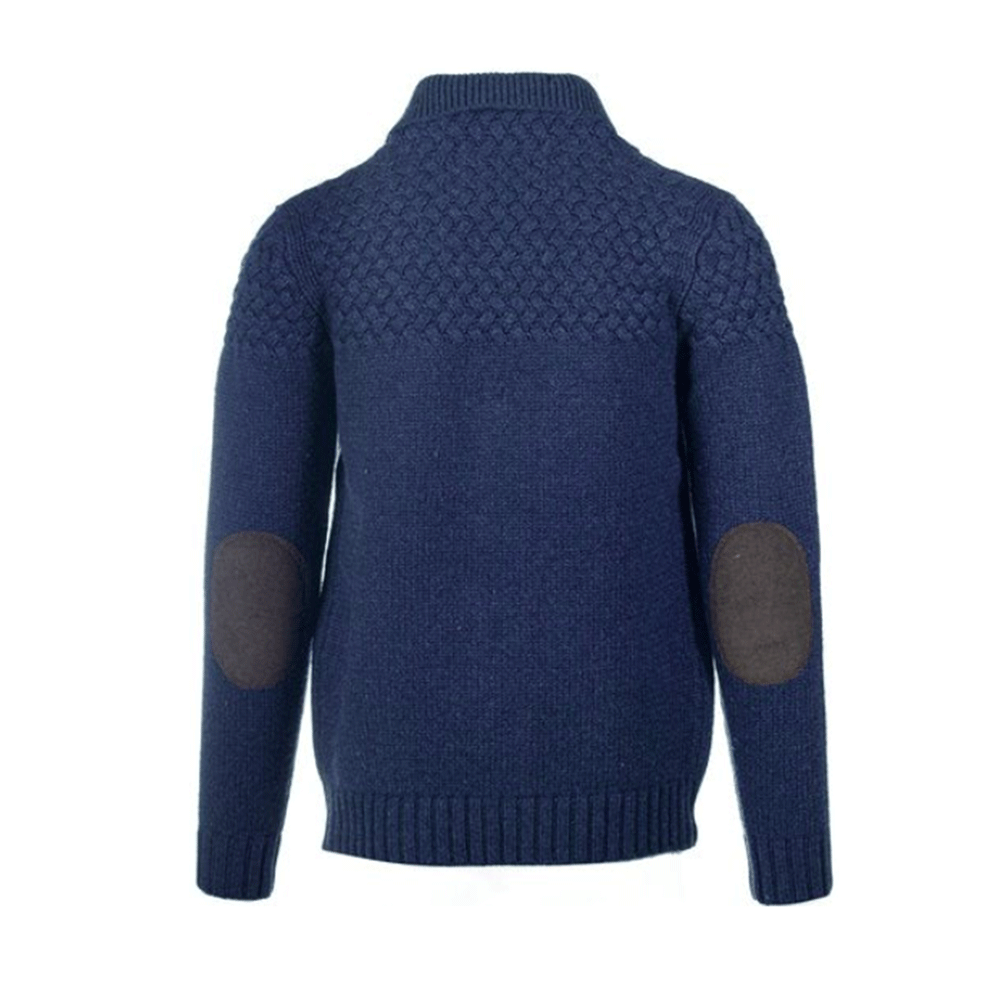 Schott Wool Blend Basketweave Cardigan