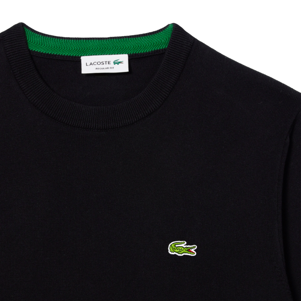 Lacoste Men's Organic Cotton Crew Neck Sweater