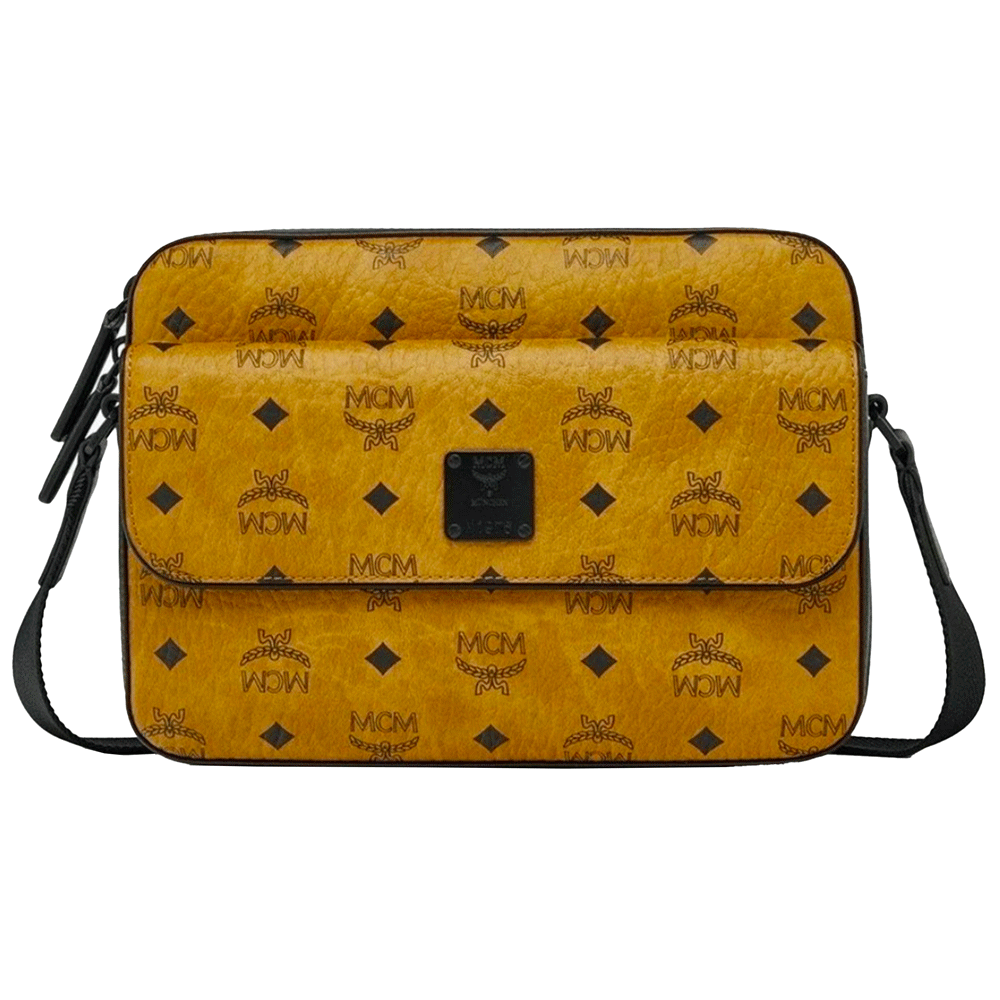 Mcm Aren Messenger Bag in Visetos