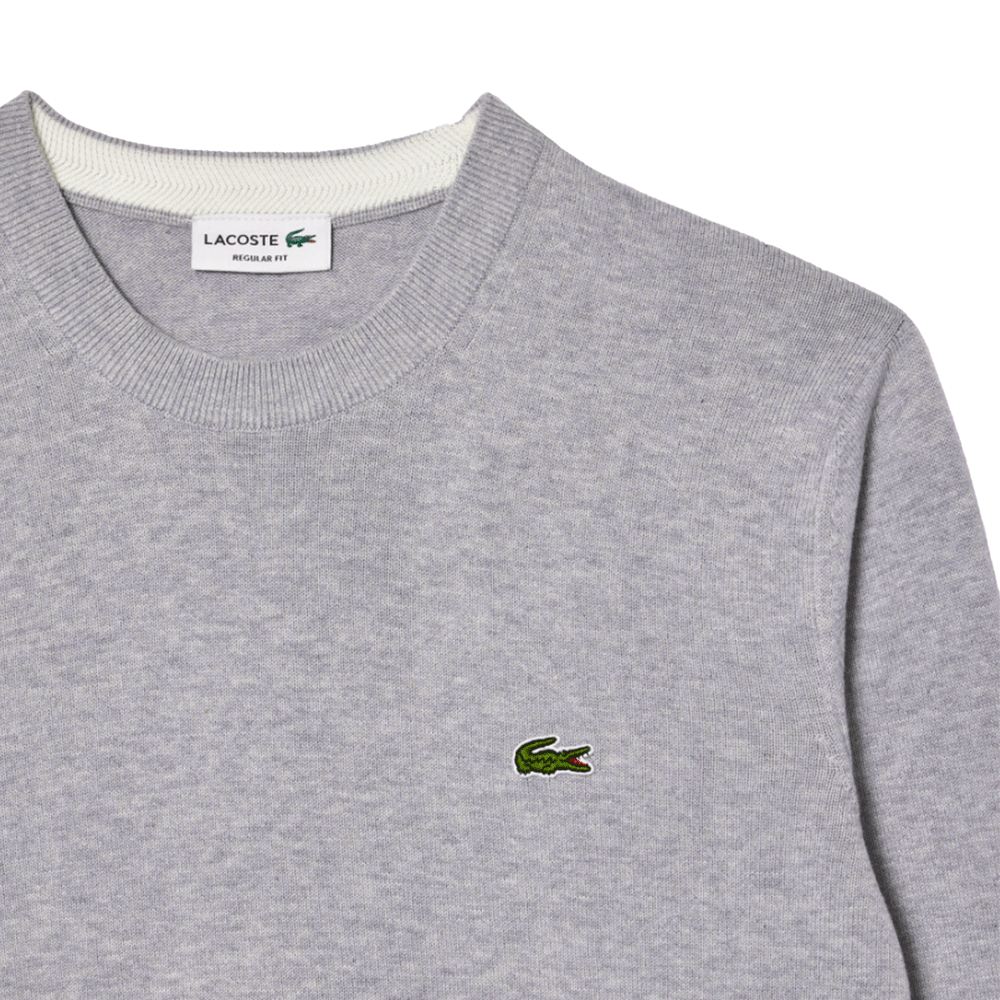 Lacoste Men's Organic Cotton Crew Neck Sweater