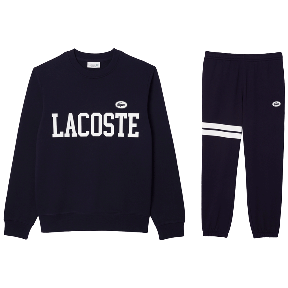 Lacoste Men’s Flocked Fleece Sweatsuit