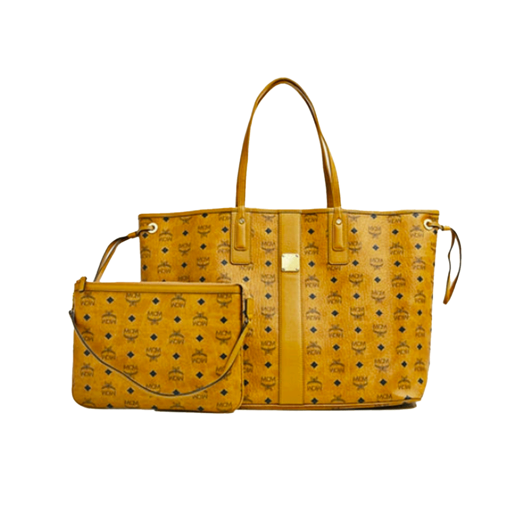 Mcm Reversible Liz Shopper in Visetos