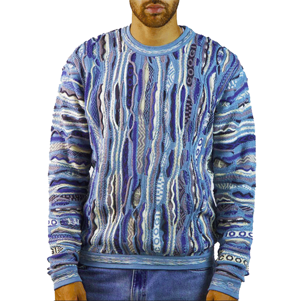 Coogi Pacific Blue Crewneck