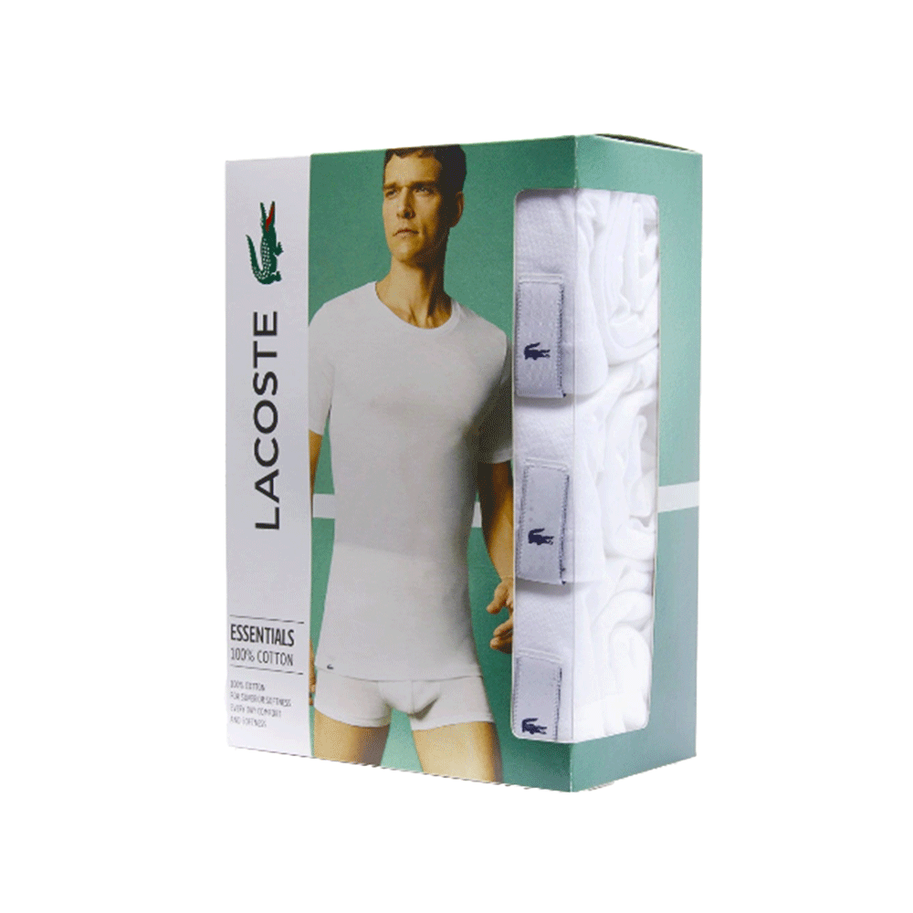 Lacoste Men’s 3-Pack Of Plain T-Shirt