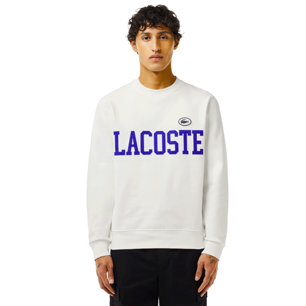 Lacoste Men’s Flocked Fleece Sweatshirt