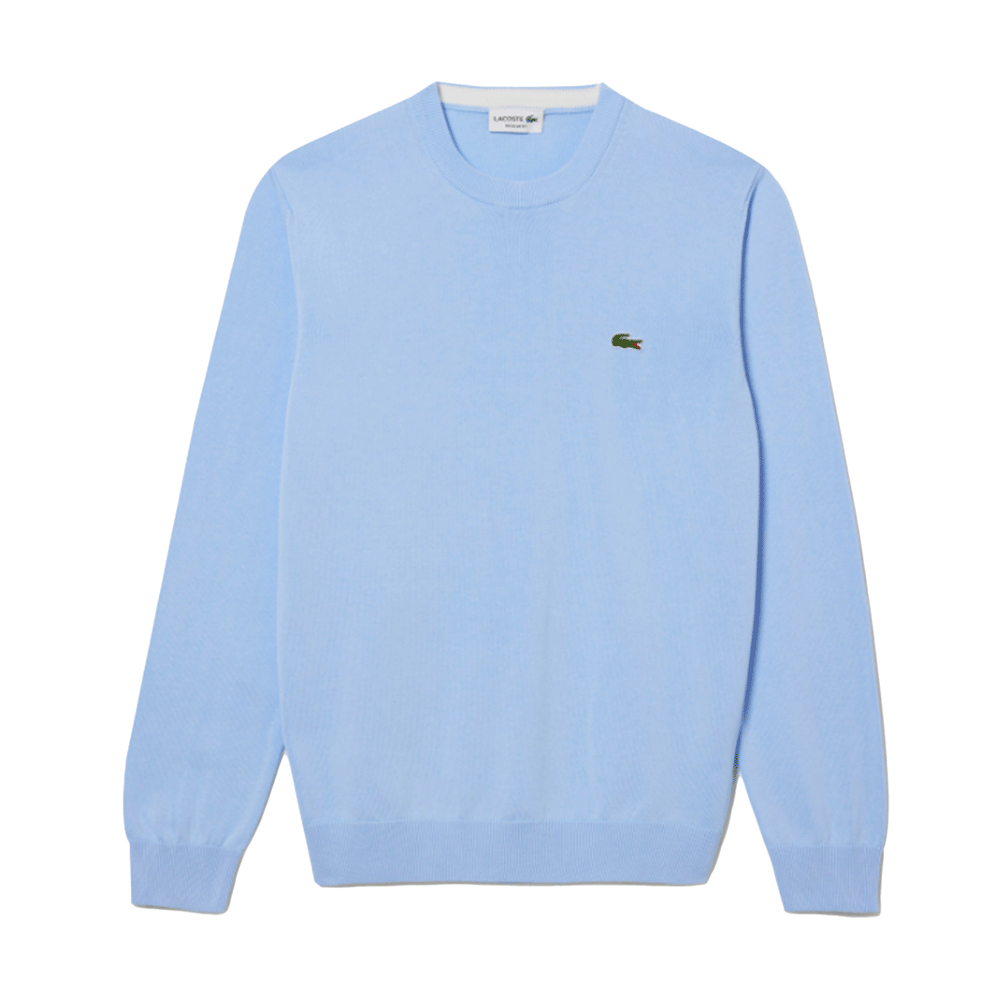 Lacoste Men's Organic Cotton Crew Neck Sweater