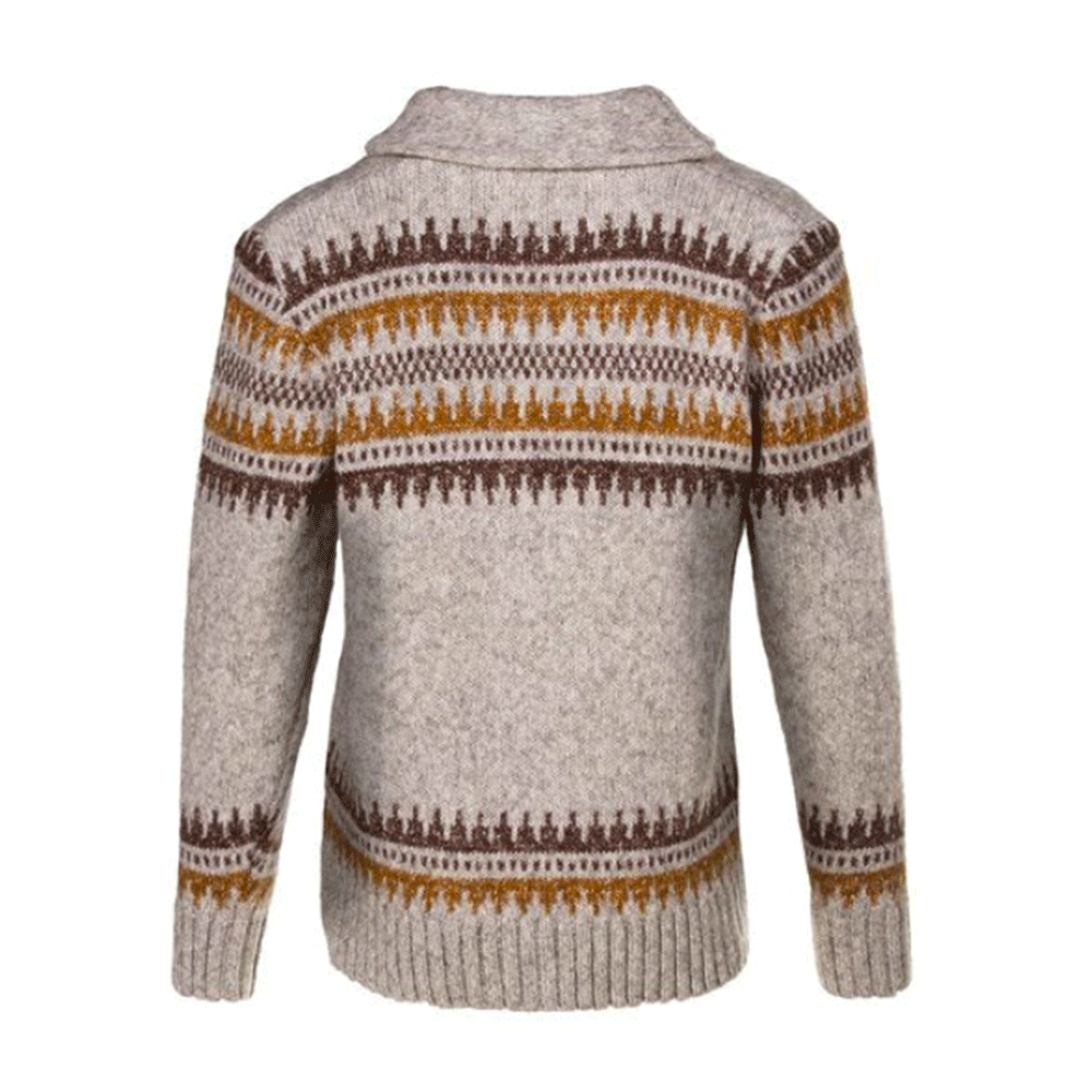 Schott Yak Blend Motif Cardigan