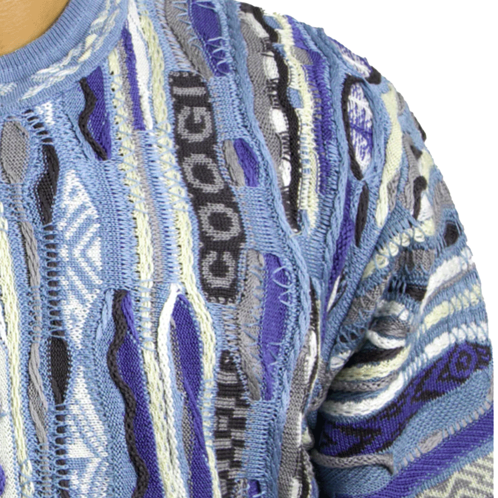 Coogi Pacific Blue Crewneck