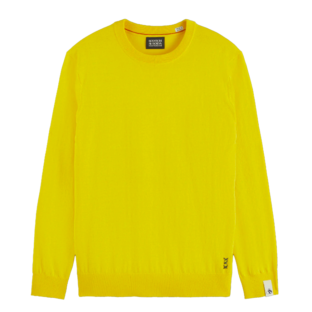 Scotch & Soda Linen Blend Crewneck Pullover