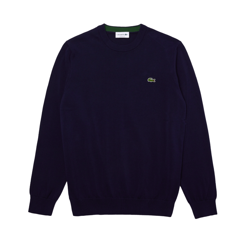 Lacoste Men's Organic Cotton Crew Neck Sweater