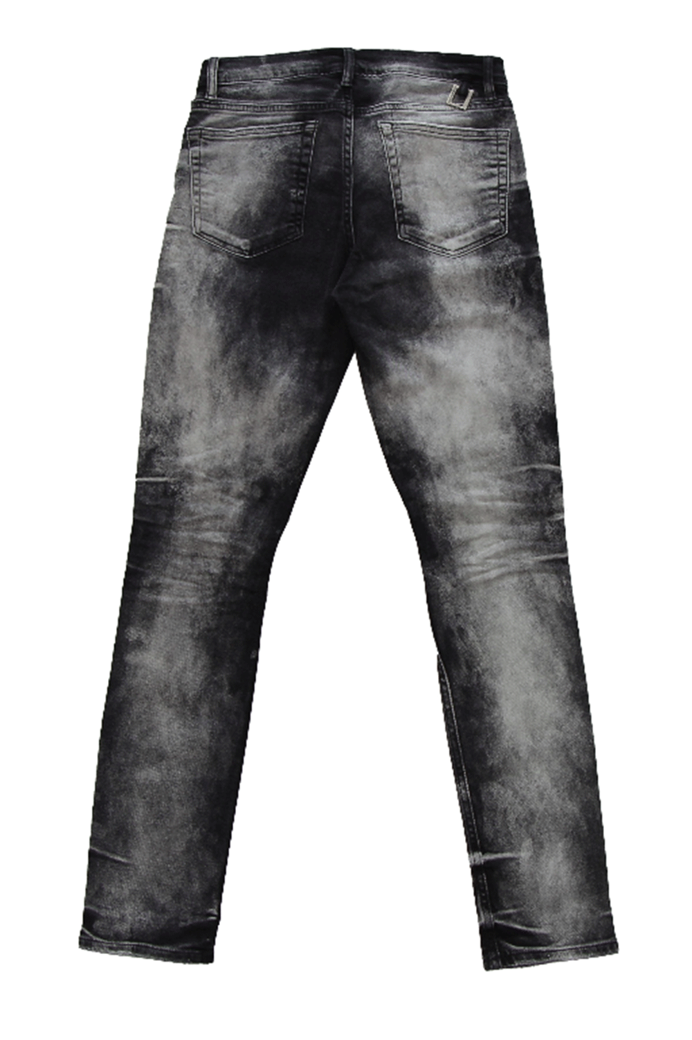 Art Meets Chaos Denim Black Jeans