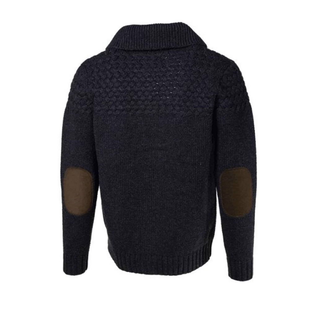 Schott Wool Blend Basketweave Cardigan