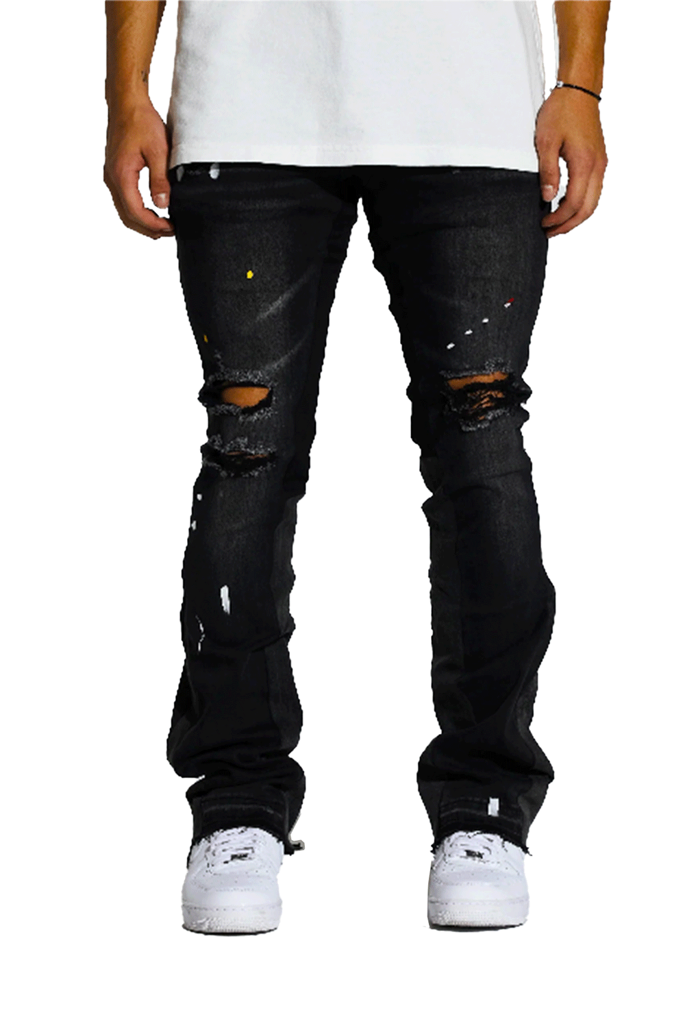 Crysp Arch-Black Wash Jeans