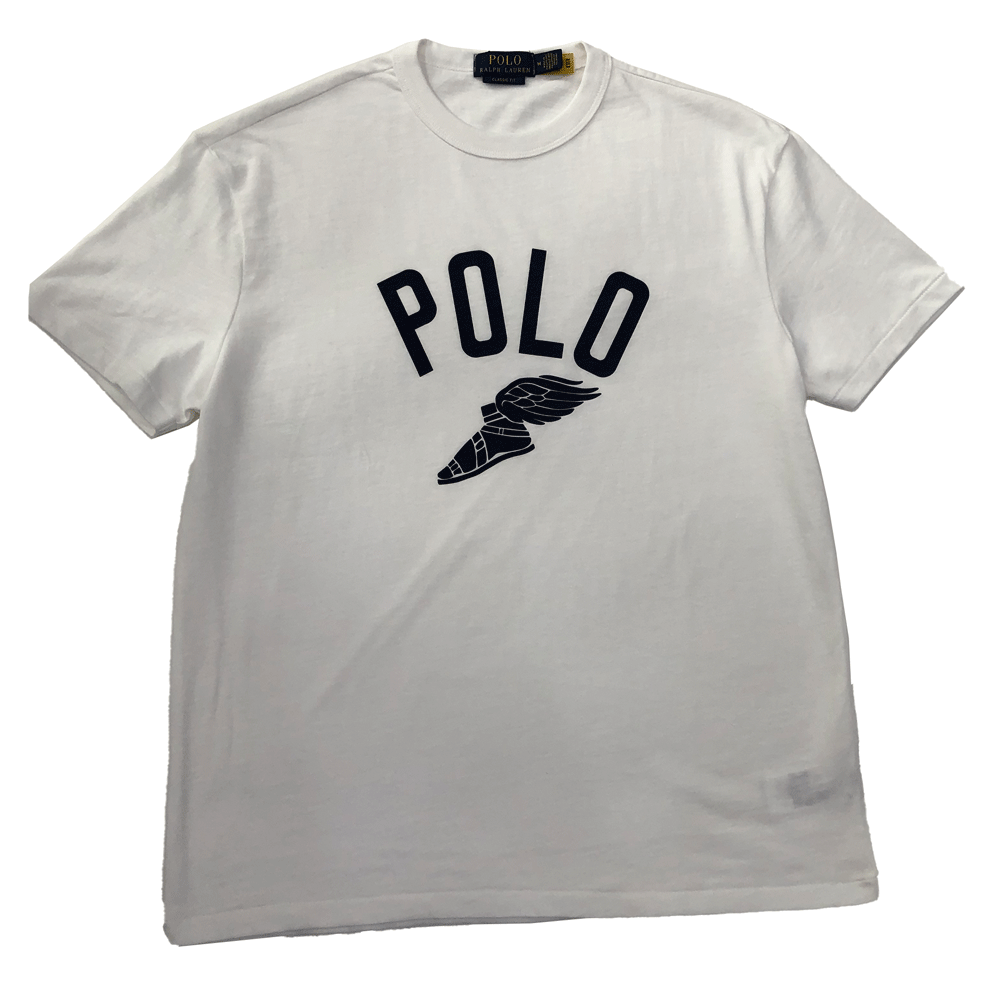 Polo Ralph Lauren Uneven Jersey Polo Track Graphic T-Shirt