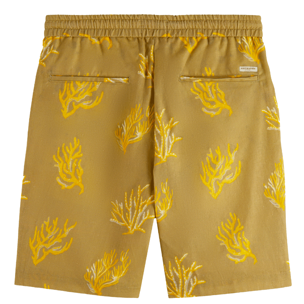 Scotch & Soda Fave- Cotton/ Linen Bermuda Short