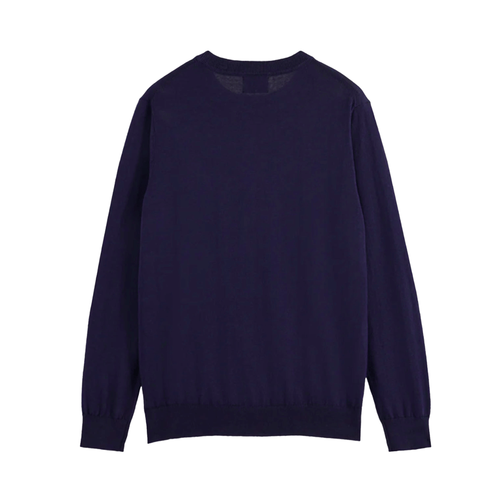 Scotch & Soda Linen Blend Crewneck Pullover