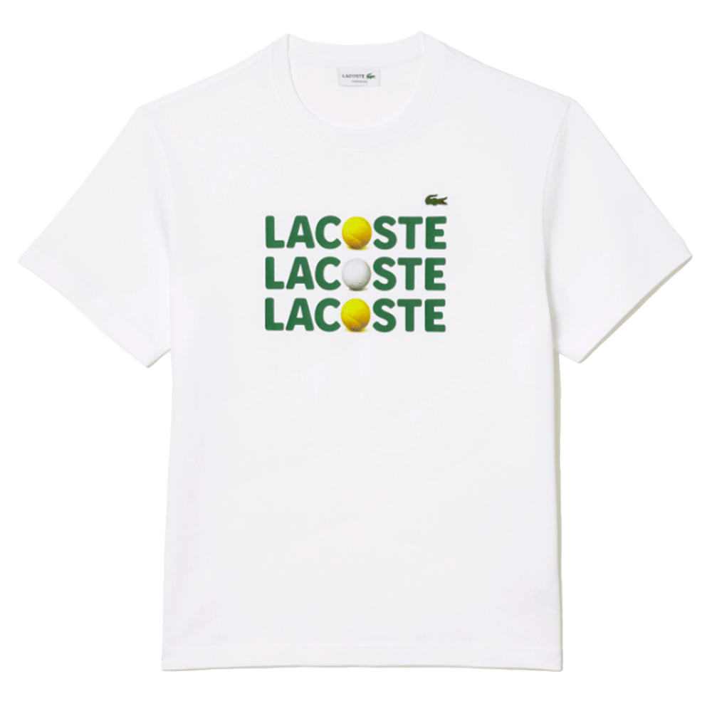 Lacoste Classic Fit Heavy Cotton Print T-Shirt