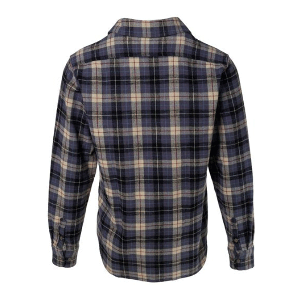 Schott Plaid Cotton Flannel Shirt