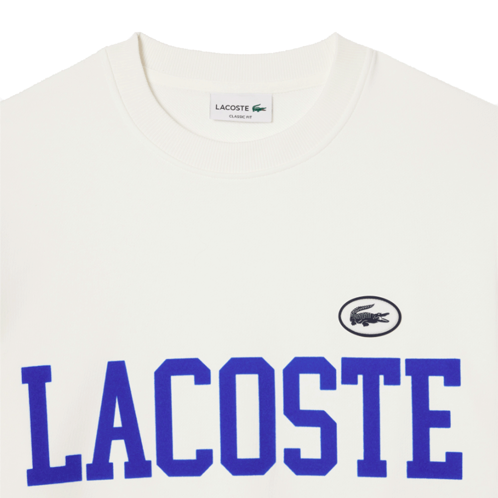 Lacoste Men’s Flocked Fleece Sweatshirt