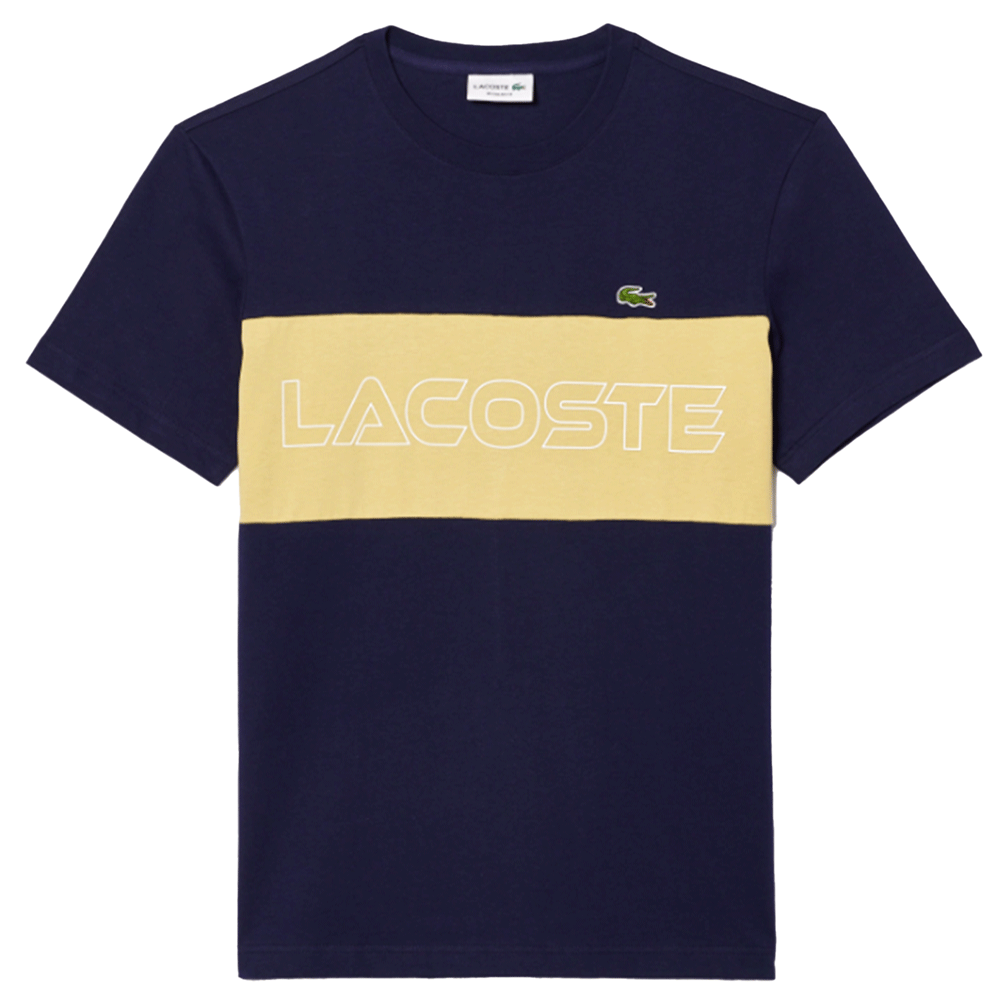 Lacoste Regular Fit Printed Colorblock Short-Set