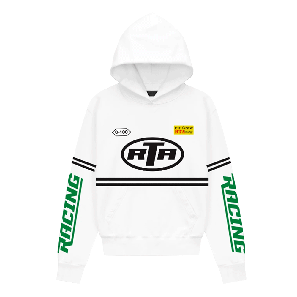 RTA Dion Hoodie | White Racing Stripe