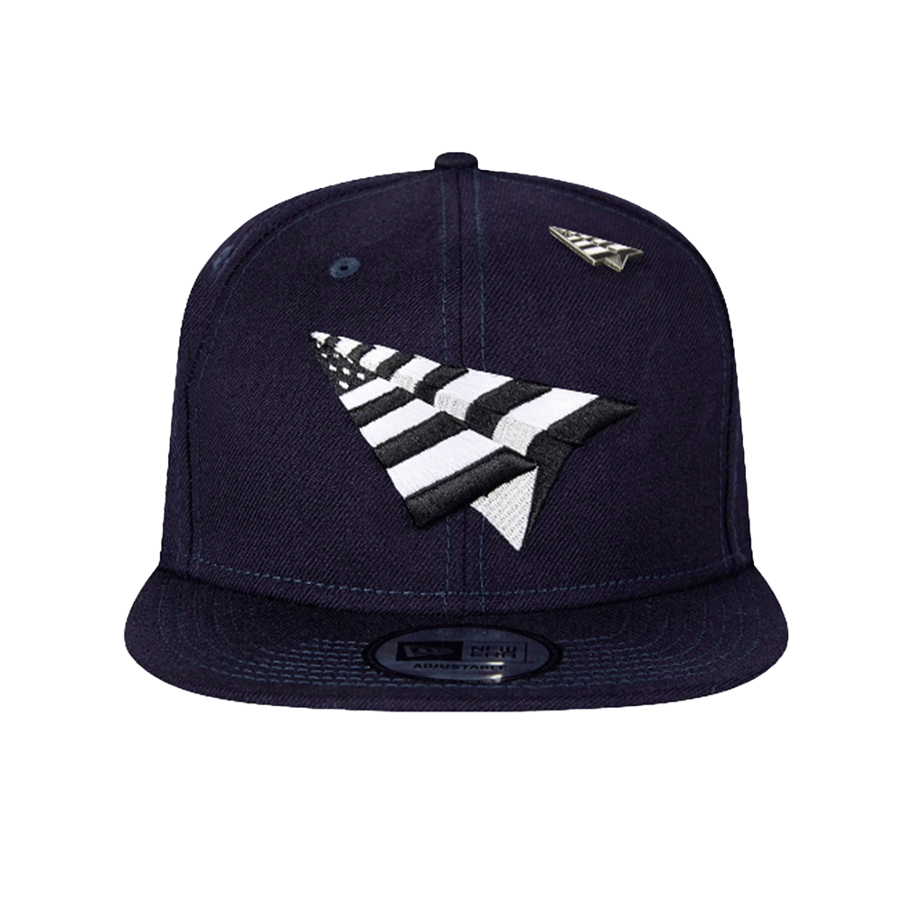 Paper Planes NAVY on White SnapBack Hat with GreyUndervisor