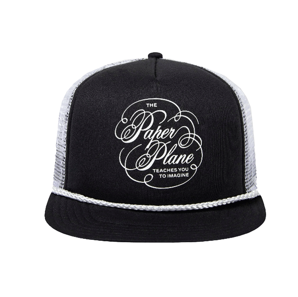 Paper Planes Script Trucker Hat