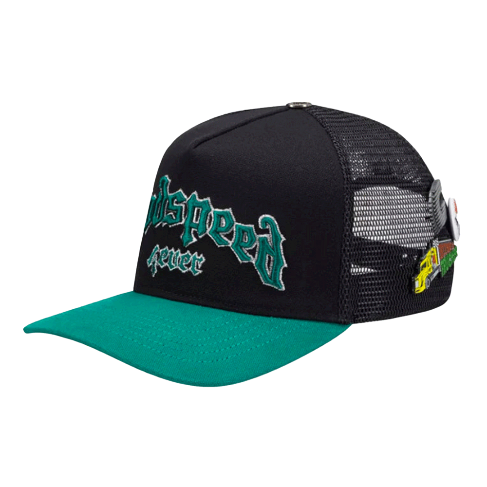 Godspeed GS FOREVER TRUCKER HAT BLACK/GREEN