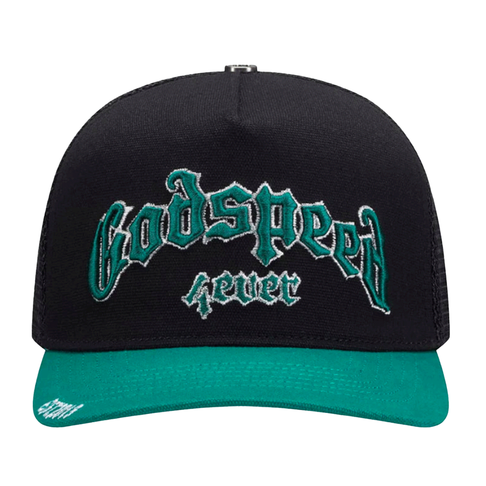 Godspeed GS FOREVER TRUCKER HAT BLACK/GREEN