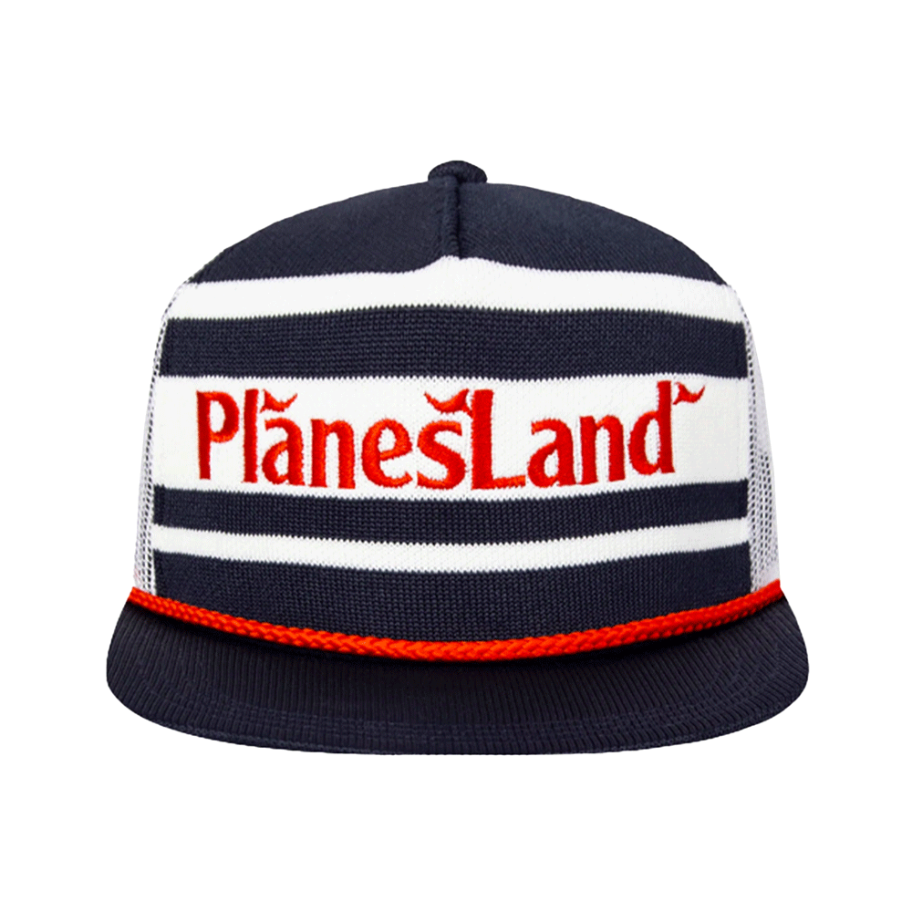 Paper Planes Land Knit Stripes Trucker Hat