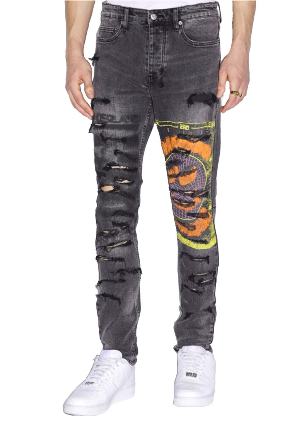 Ksubi JEANS Chitch Hardcore Angst Black