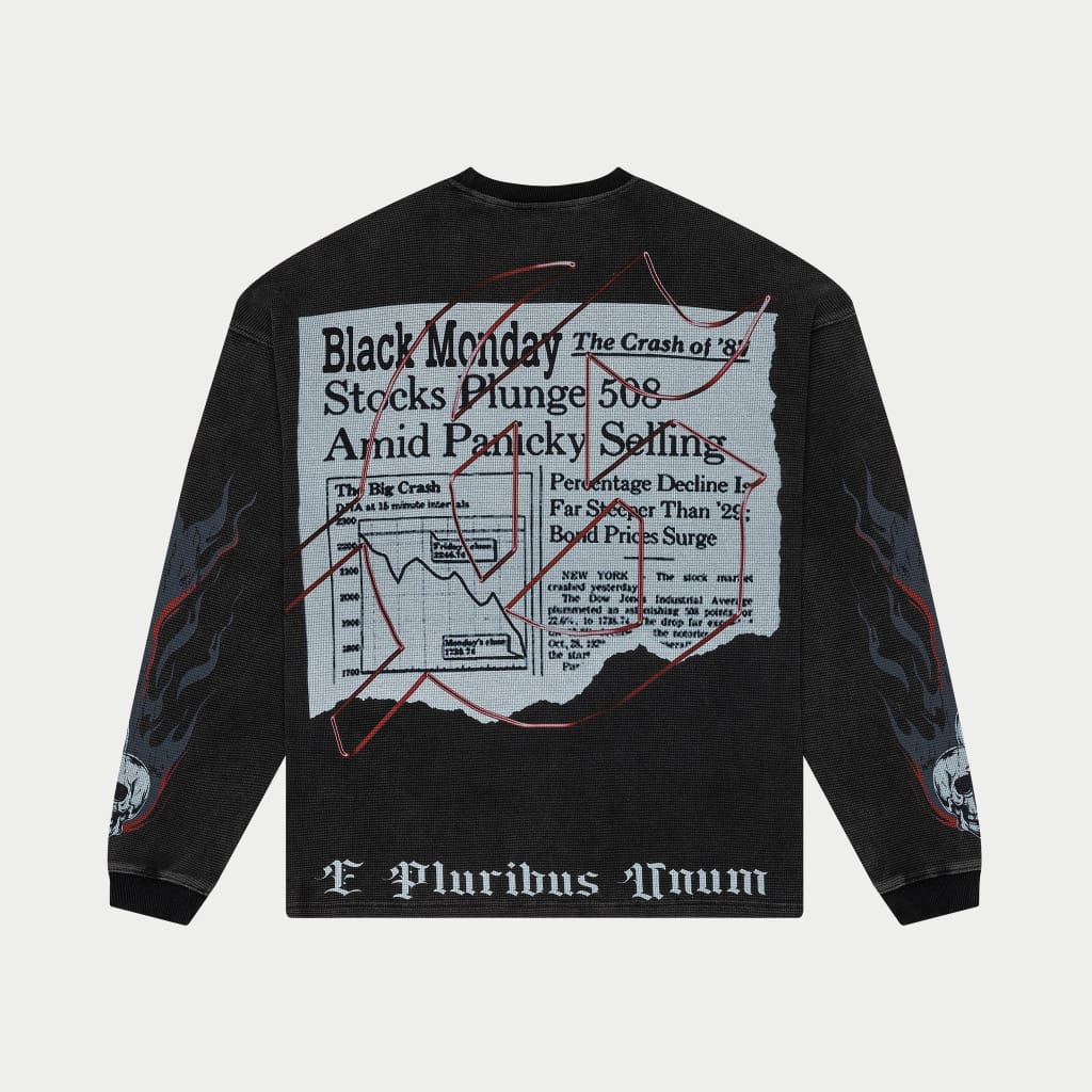 Godspeed Black Monday Thermal LS (Black Wash)