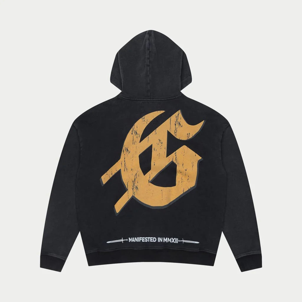 Godspeed Chrome Liberty Zip Hoodie (Black Wash)