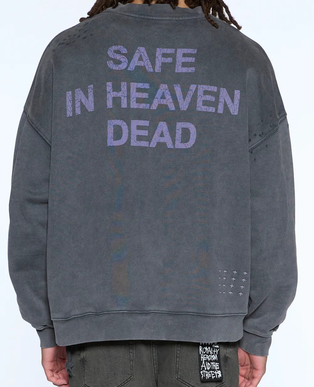 Ksubi Spirit Ekcess Crewneck Washed Grey