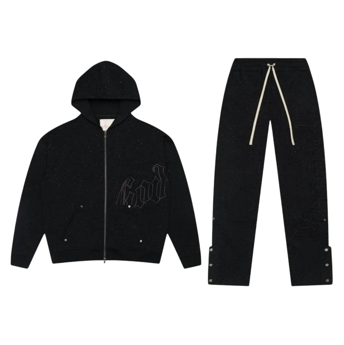 Godspeed Og Logo VVS Sweatsuit V2 (Black/Black)