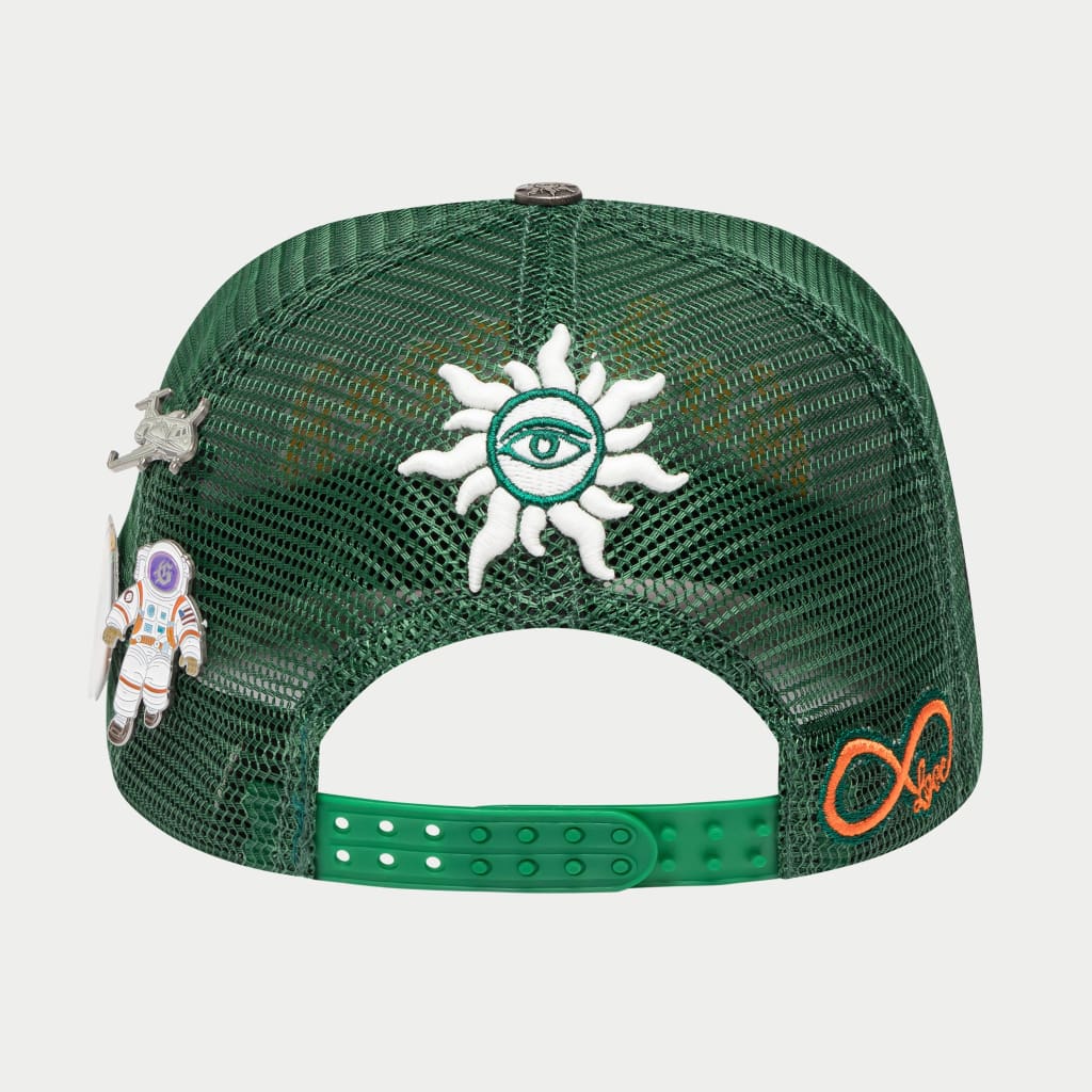 Godspeed GS Forever Trucker Hat (Green/Yellow)
