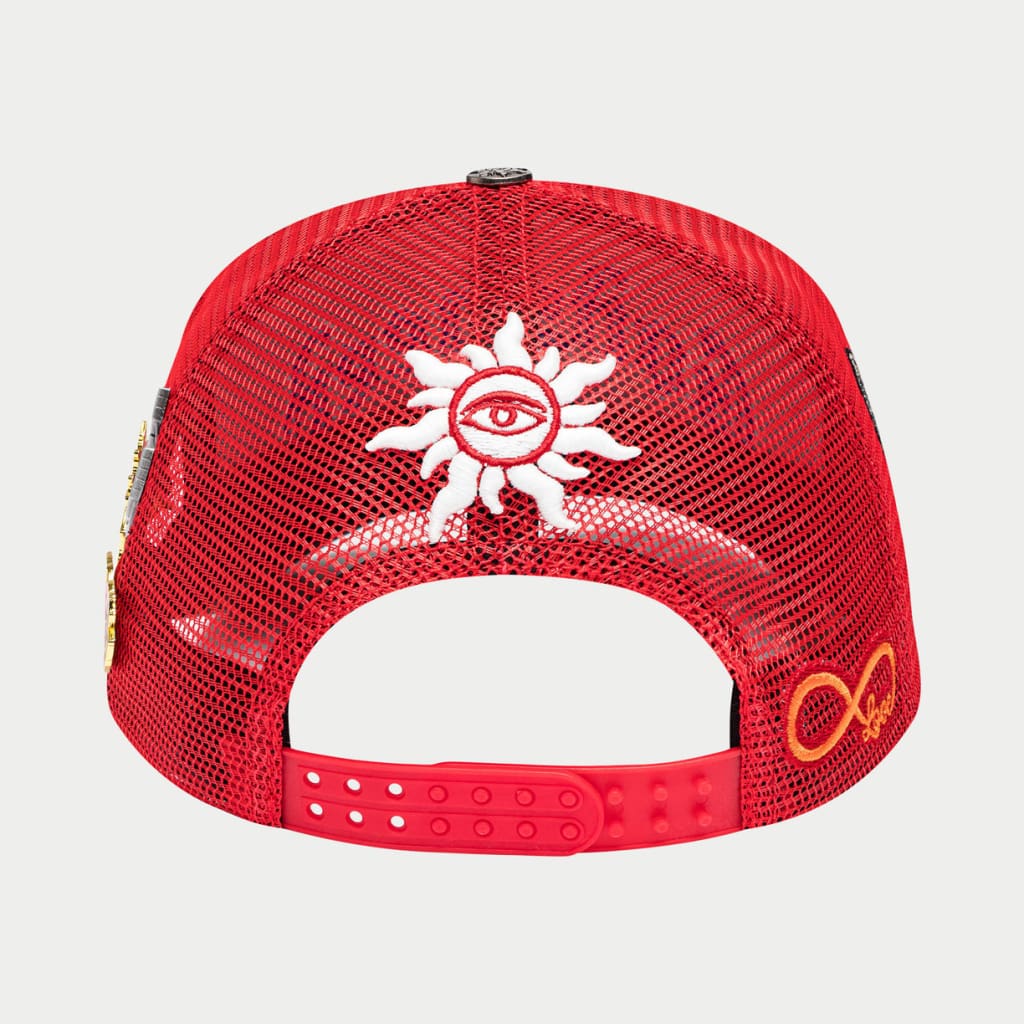 Godspeed GS Forever Trucker Hat (Red/White/Blue)