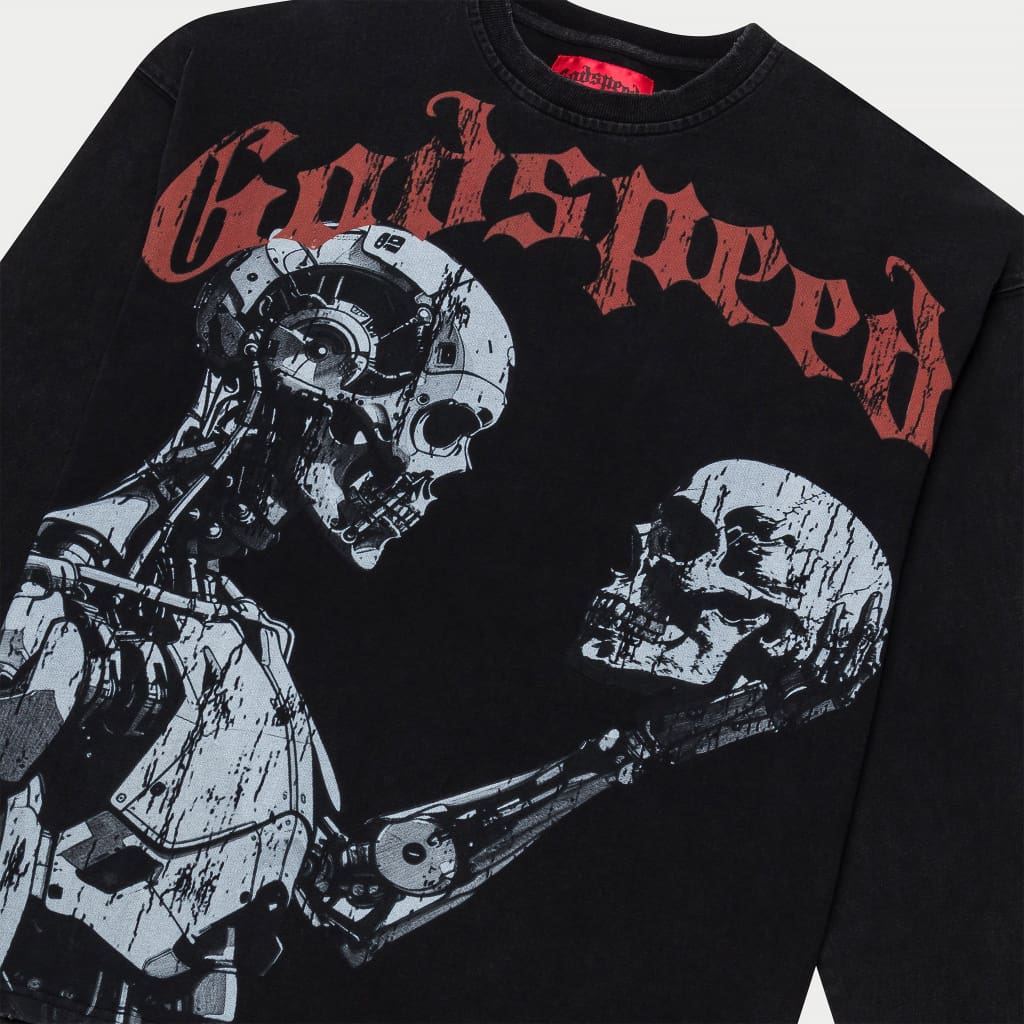 Godspeed Mankind vs Ai Long Sleeve (Black)