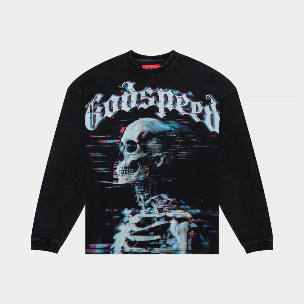 Godspeed Matrix Glitch Long Sleeve (Black)