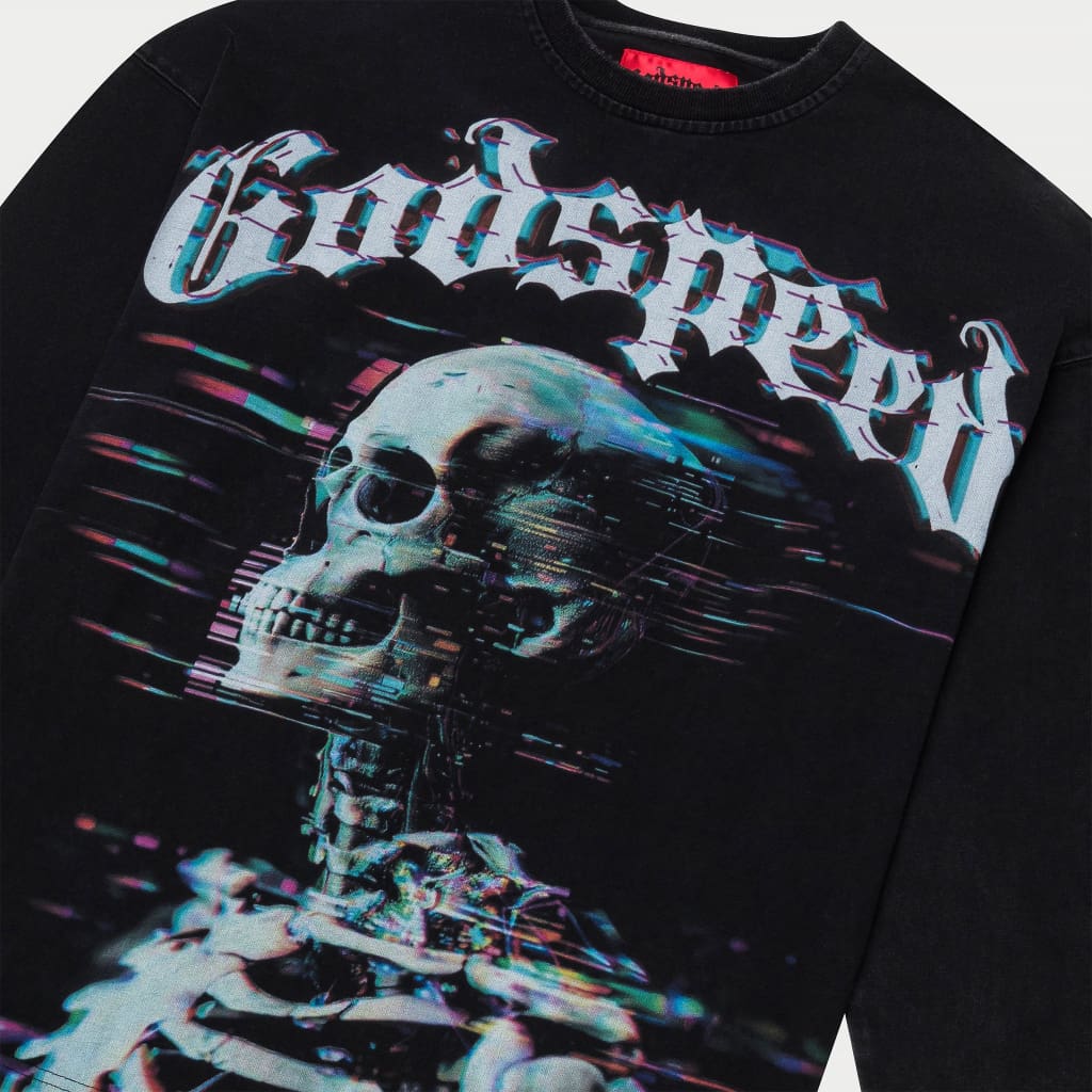 Godspeed Matrix Glitch Long Sleeve (Black)