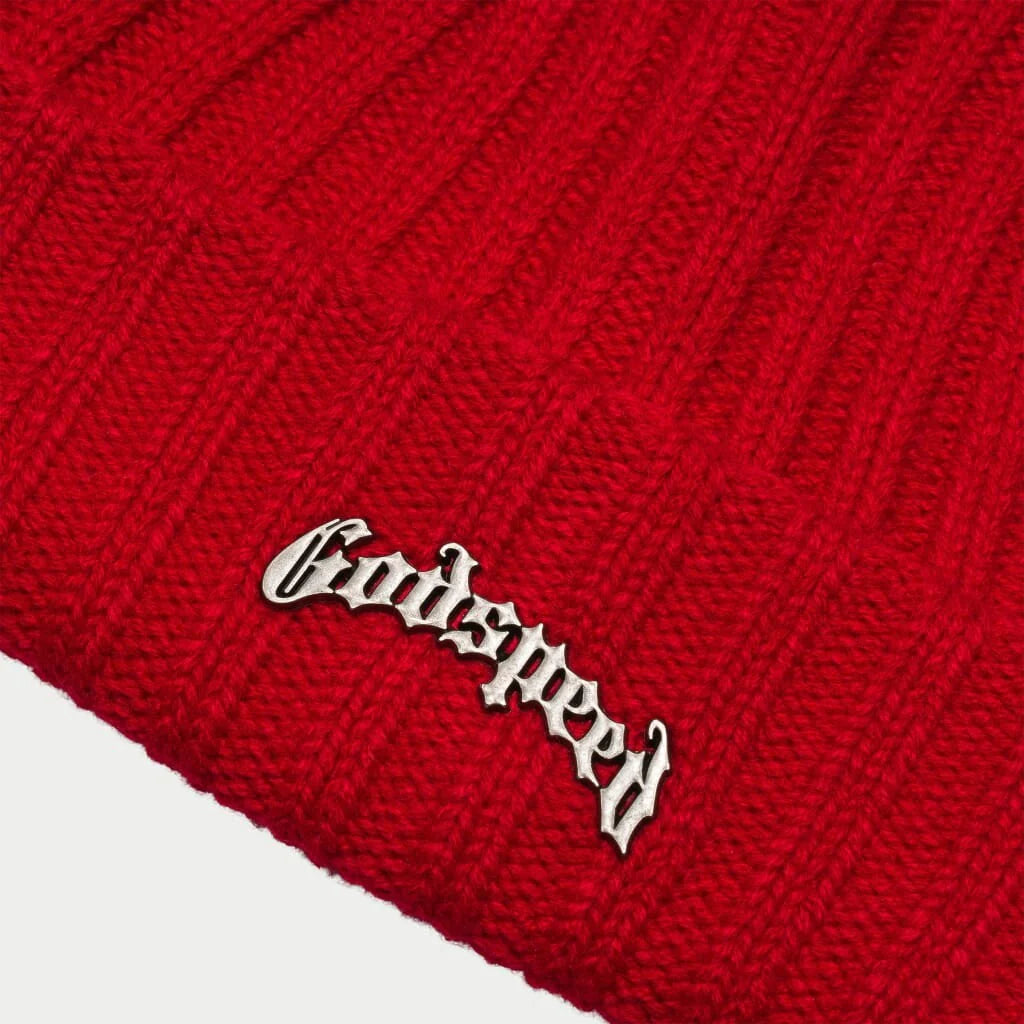 Godspeed Og Logo Emblem Beanie (Red)