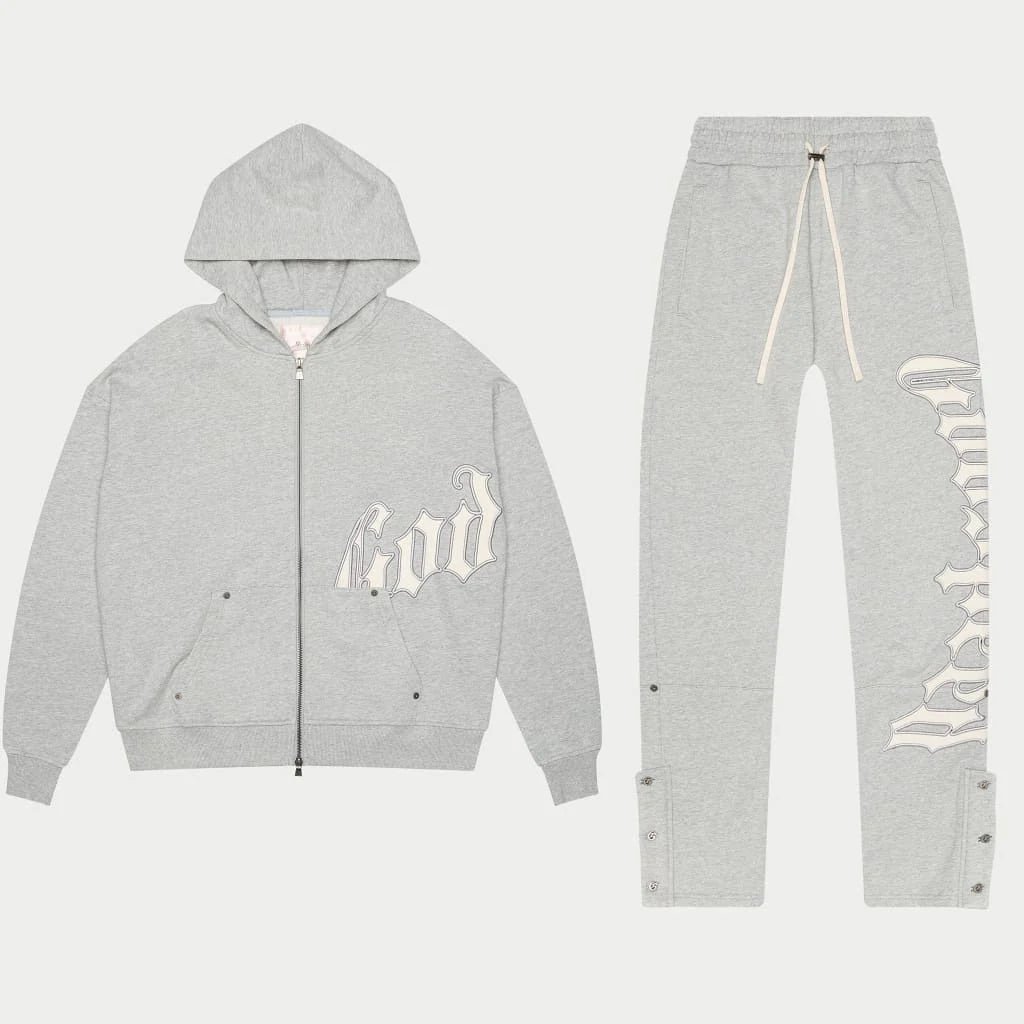 Godspeed Og Logo Sweatsuit V2 (Heather Grey)