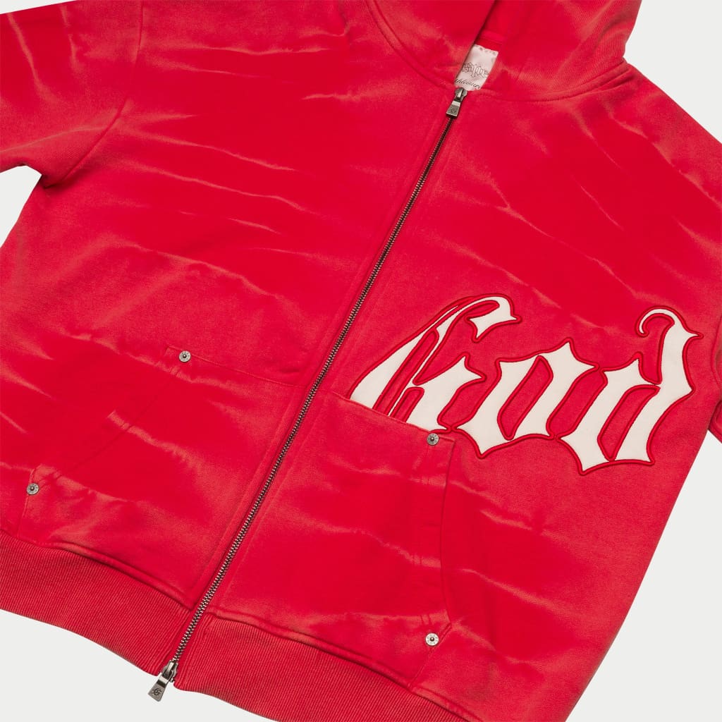 Godspeed Og Logo Sweatsuit (Red Tie-Dye)