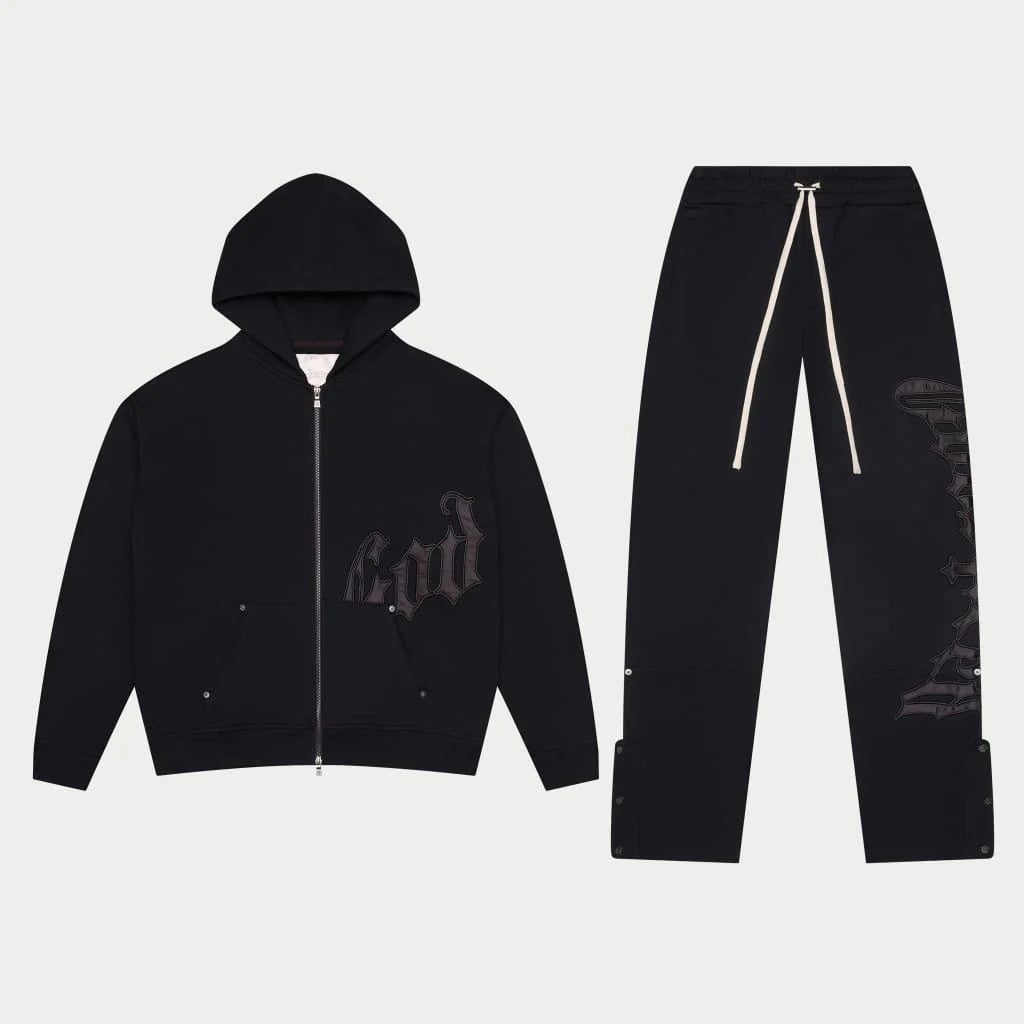 Godspeed Og Logo Sweatsuit V2 (Black/Black)