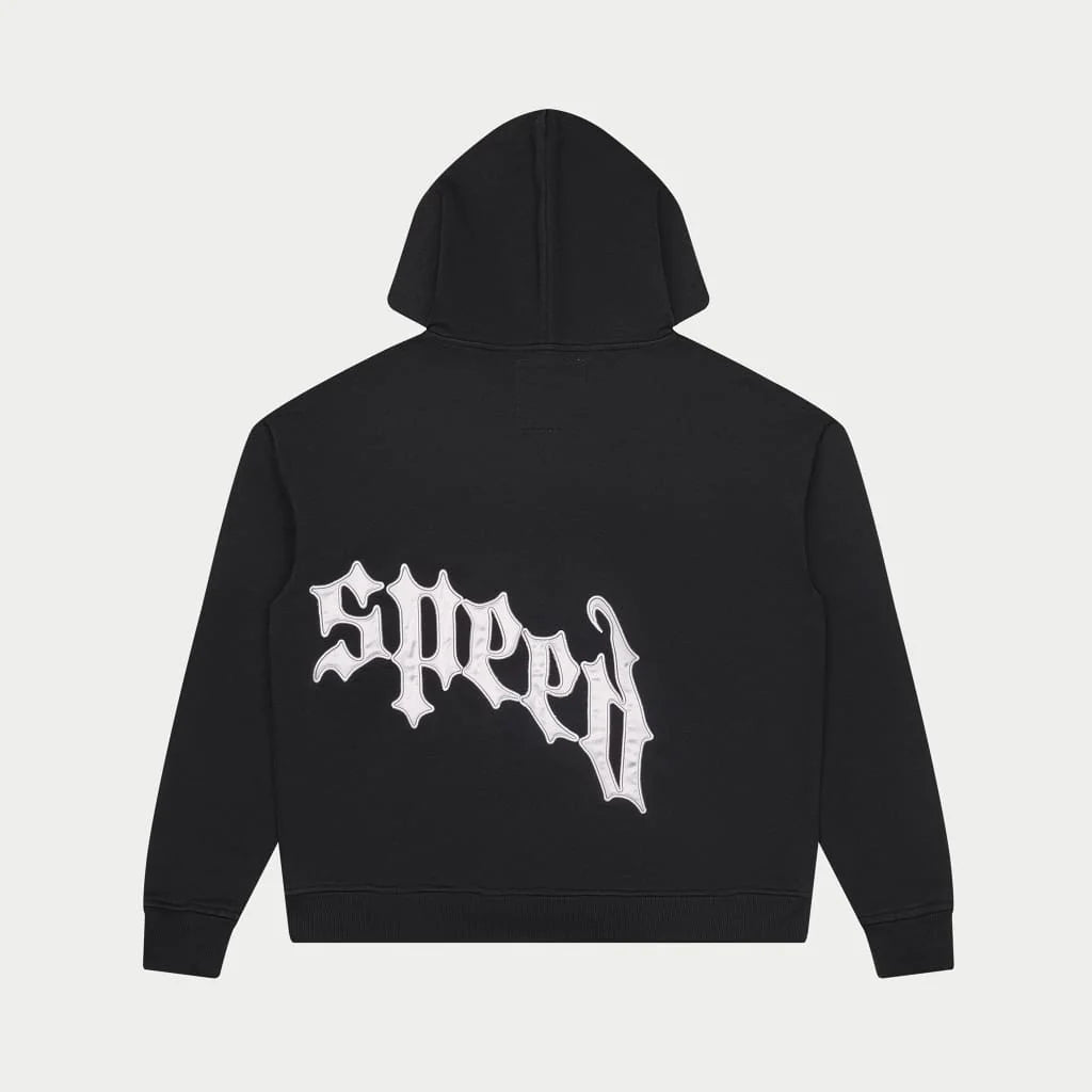 Godspeed Og Logo Sweatsuit V2 (Black/Silver Satin)