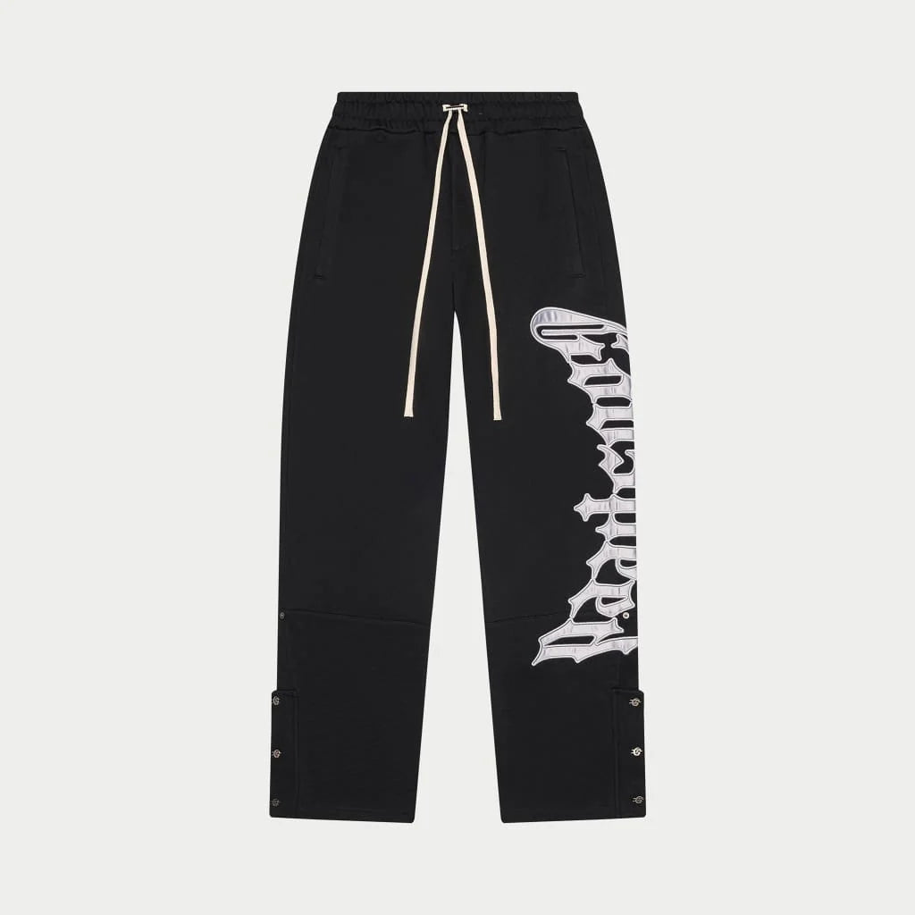 Godspeed Og Logo Sweatsuit V2 (Black/Silver Satin)