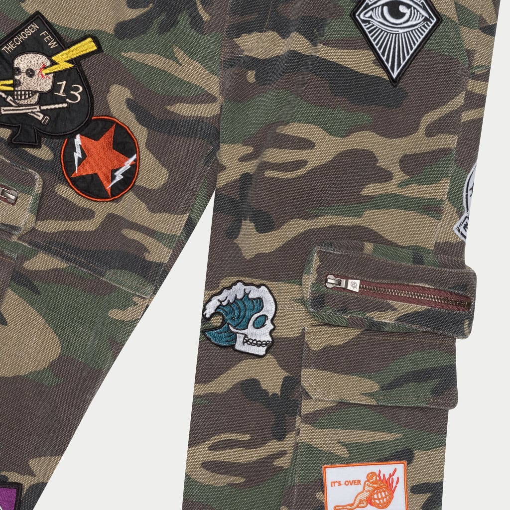 Godspeed Patchwork Flared Cargo Pants