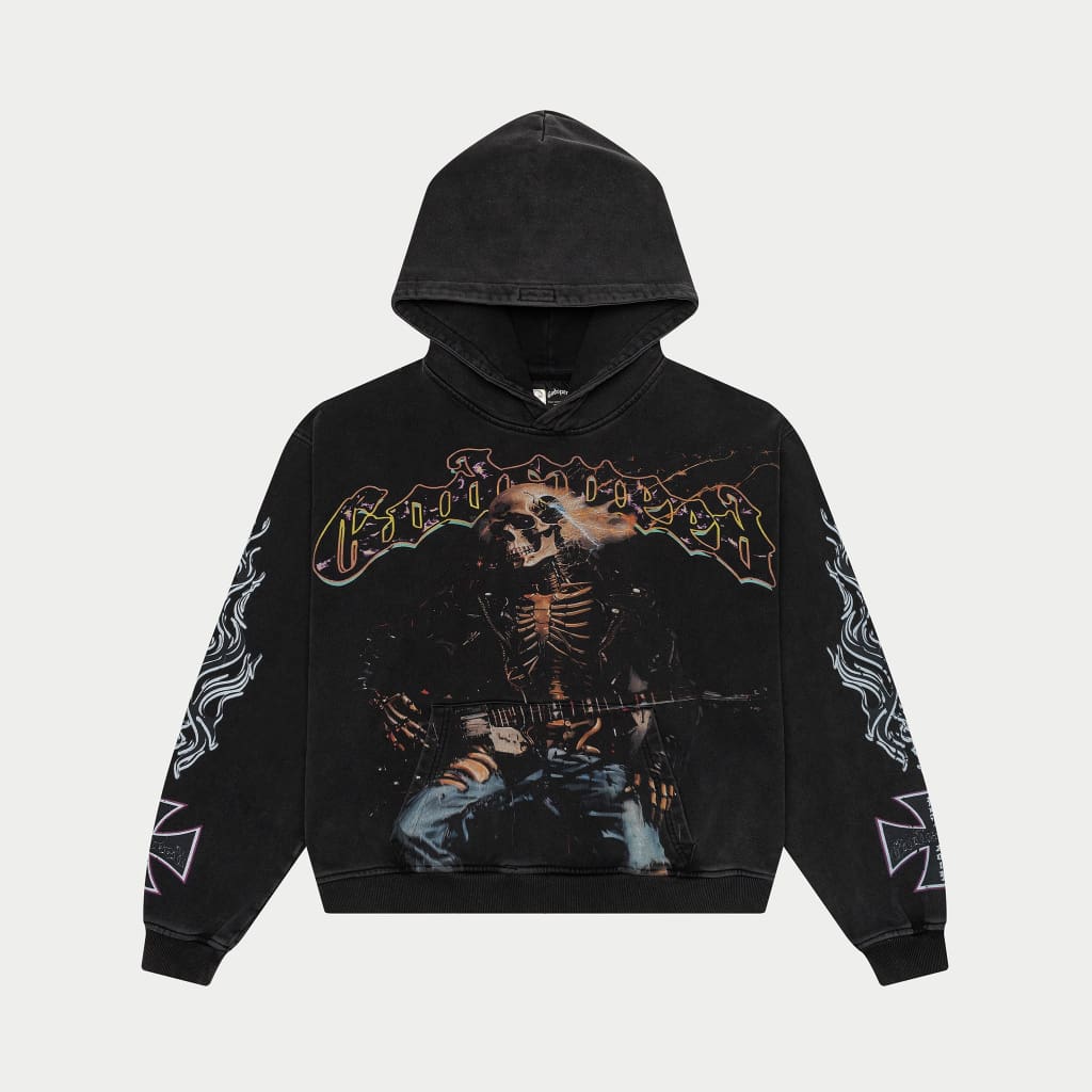 Godspeed Rock Dreams Hoodie (Black Wash)