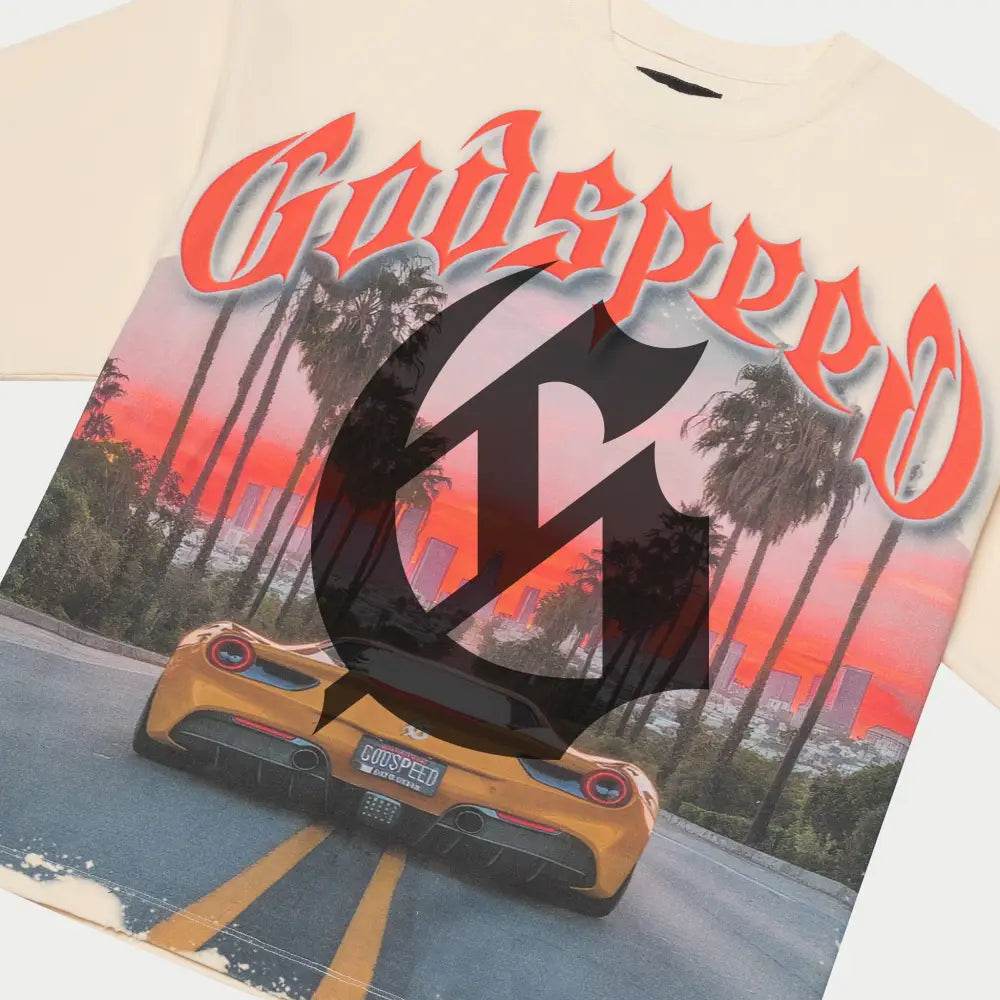 Godspeed Sunset BLVD T-Shirt (Bone)